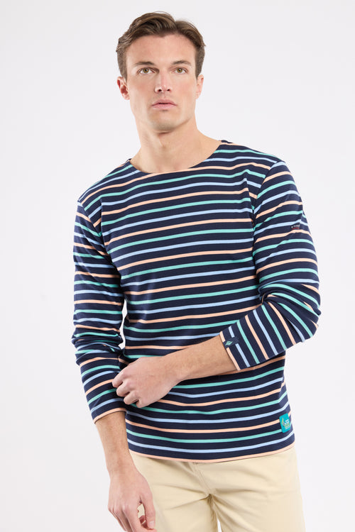 4-color striped shirt - thick cotton - Armor-lux - 1
