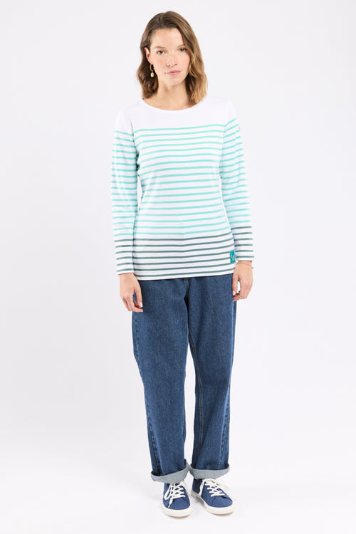 Two-tone striped shirt - thick cotton - Armor-lux - 3