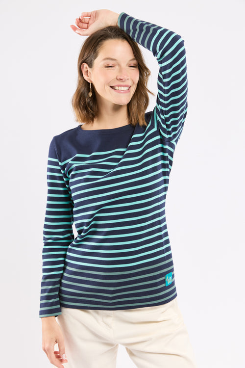 Two-tone striped shirt - thick cotton - Armor-lux - 4