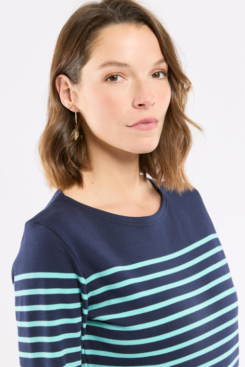 Two-tone striped shirt - thick cotton - Armor-lux - 2