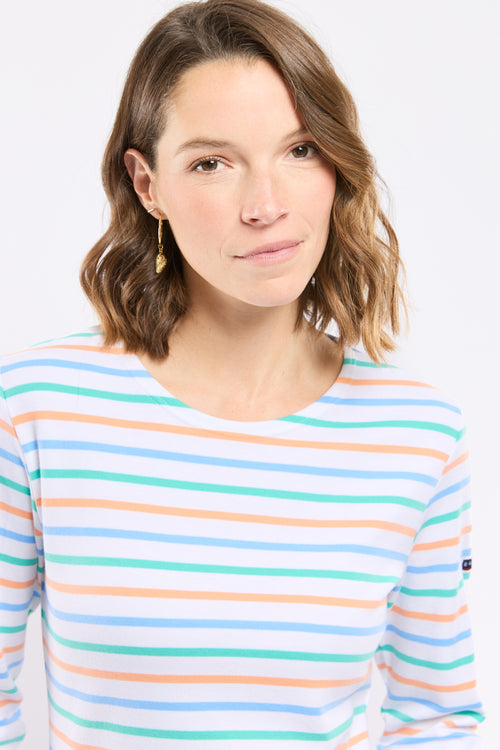 Tricolor striped shirt - thick cotton - Armor-lux - 2