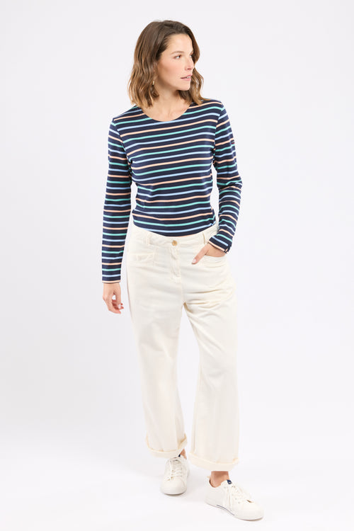 Tricolor striped shirt - thick cotton - Armor-lux - 3