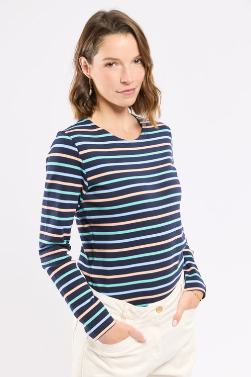 Tricolor striped shirt - thick cotton - Armor-lux - 5