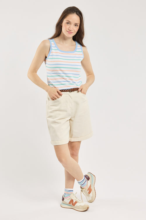 Striped tank top - lightweight cotton - Armor-lux - 3