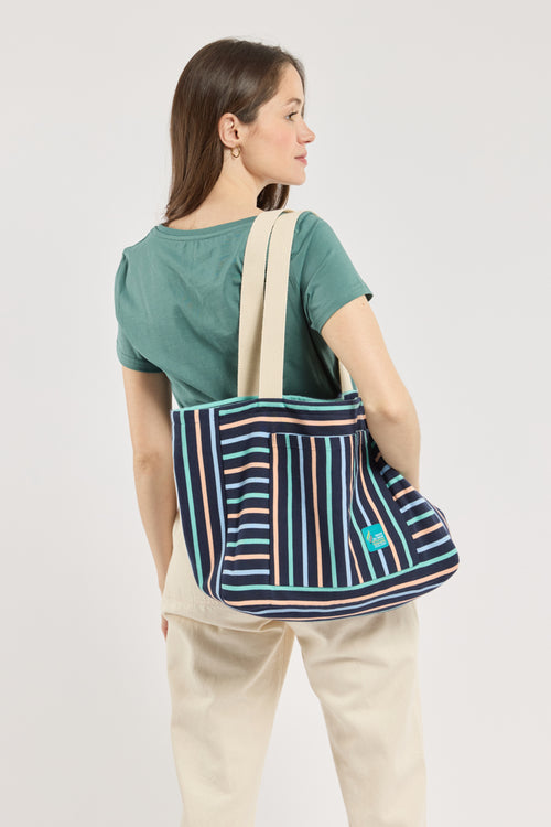 Grand sac rayé - coton épais - Armor-lux - 1