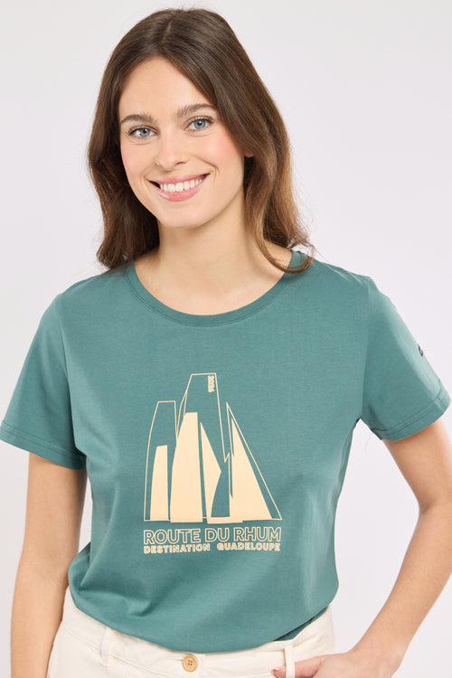 T-shirt sérigraphié - Route du Rhum - Destination Guadeloupe - Armor-lux - 2