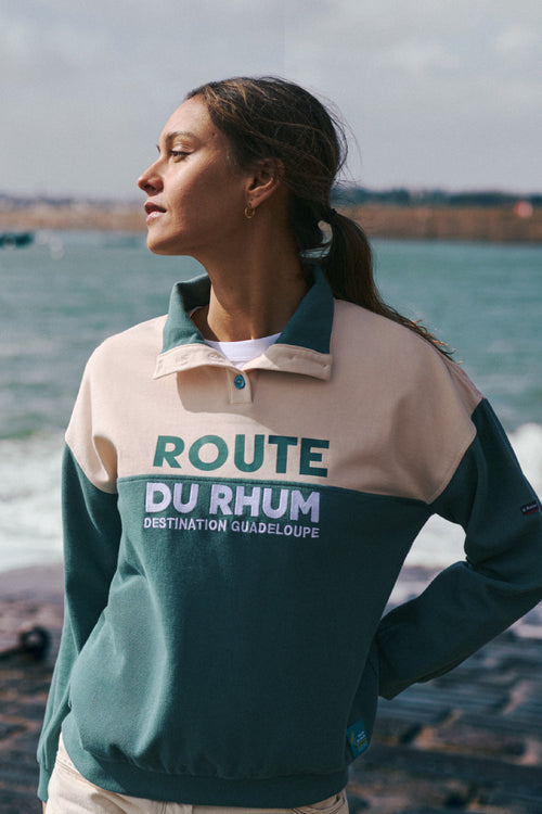 Sweat col camionneur - coton - Armor-lux - 1