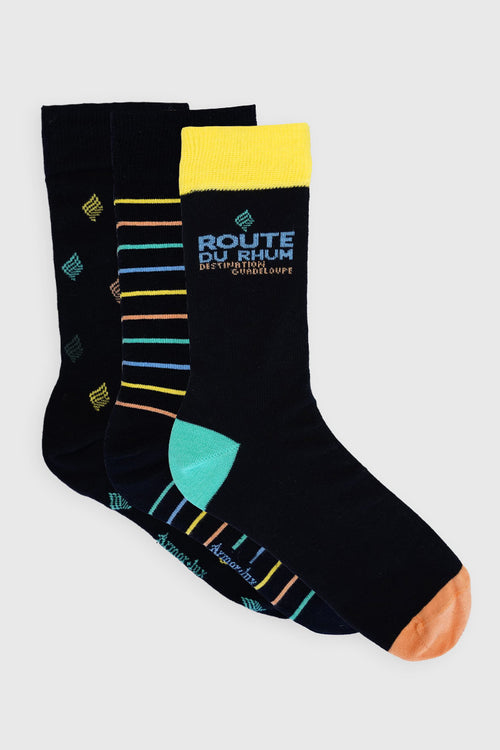 Pack of 3 socks - cotton - Armor-lux - 1