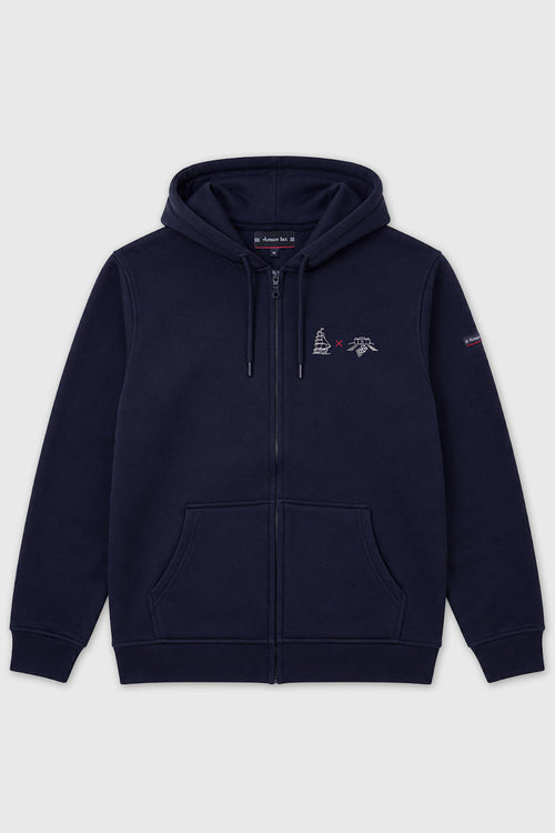 Zip-up hoodie - Voiles & Vignobles - Armor-lux - 1