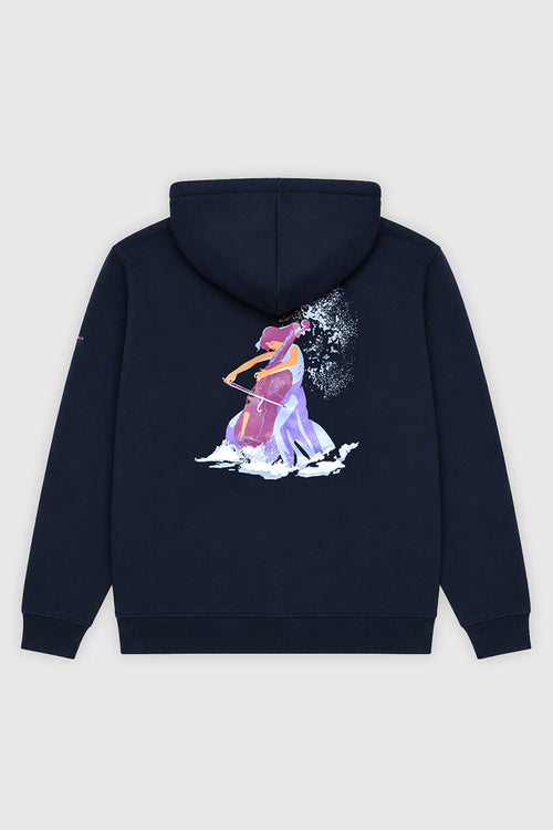 Zip-up sweatshirt - Un Violon sur le Sable - Armor-lux - 3