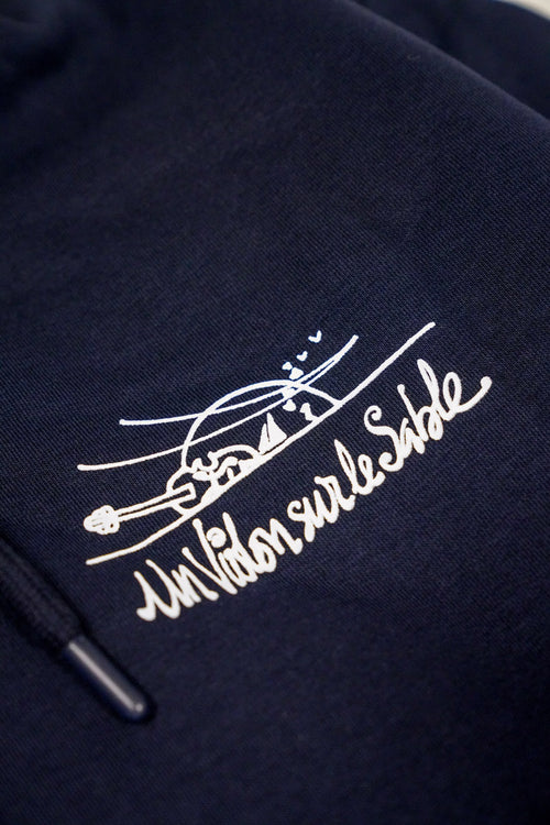 Zip-up sweatshirt - Un Violon sur le Sable - Armor-lux - 2